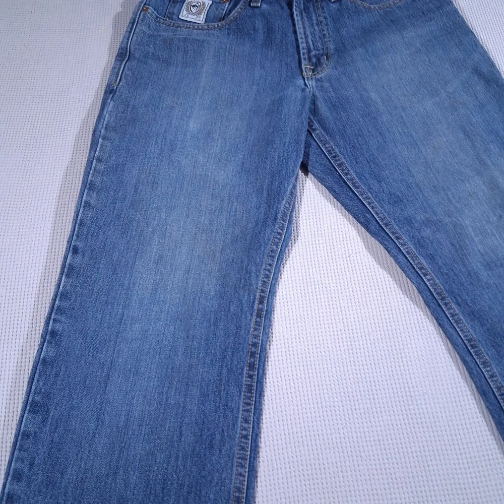 Cinch Up Mens Straight Leg Jeans Med Wash Blue Cotton Denim 31x32 (Fits 32x32)